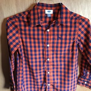 Old Navy Boys Plaid Shirt Size 8